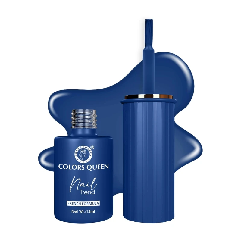 Colors Queen Nail Trend Glossy Nail Polish | Chip Resisting & Quick Drying Nail Paint with High Shine | 7 Toxin Free Formula | Vegan & Cruelty Free | Long Lasting & Vibrant Nail Paint for Women (Twilight, 13ml) thumbnail 2